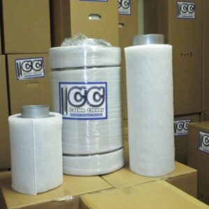 CarboClever "CC" Inline- Filter 500 m³/ h. - 125 mm Anschlüsse