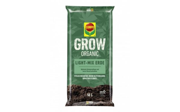 COMPO GROW ORGANIC Light mix, 50 L, Palette à 45 Sack